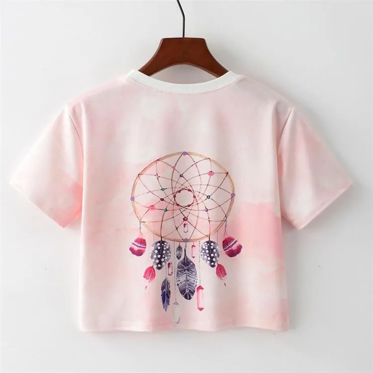 Floral Crop T-Shirt