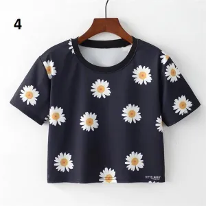 Floral Crop T-Shirt