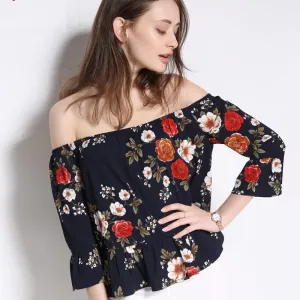 Floral Off-Shoulder