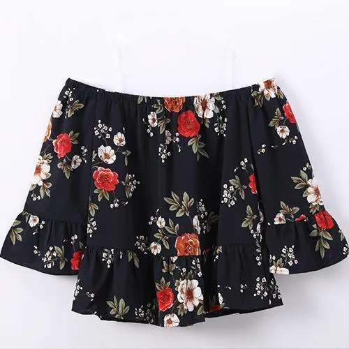 Floral Off-Shoulder