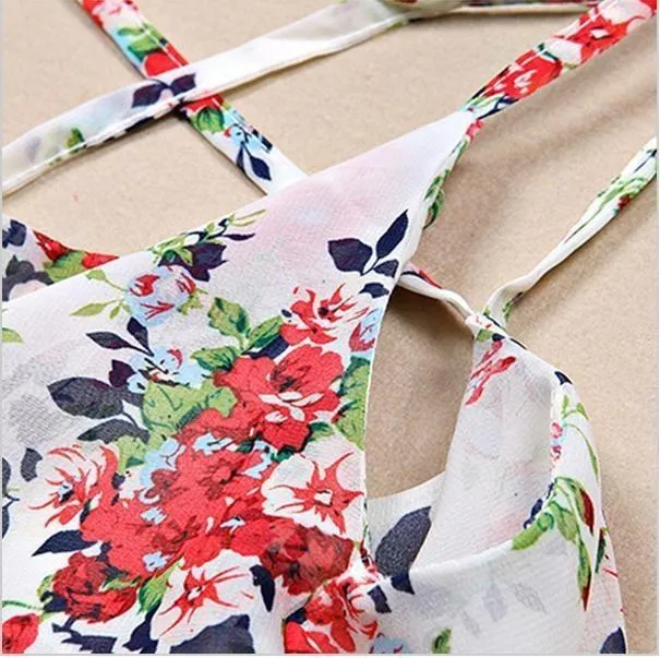 Floral Print Tank Top ( 4 Colors )
