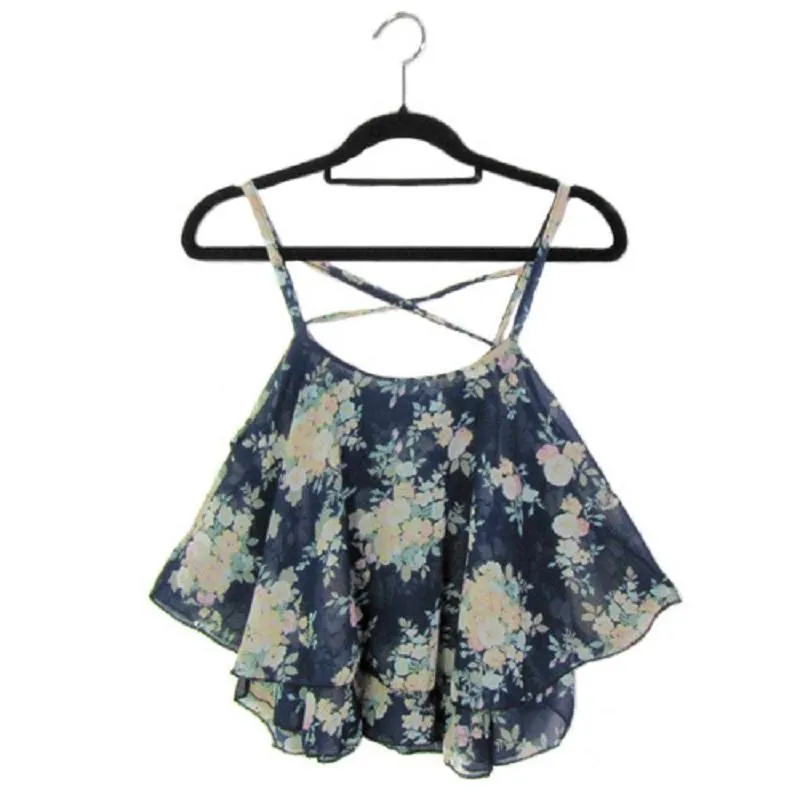 Floral Print Tank Top ( 4 Colors )