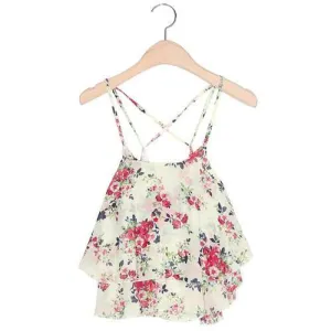 Floral Print Tank Top ( 4 Colors )