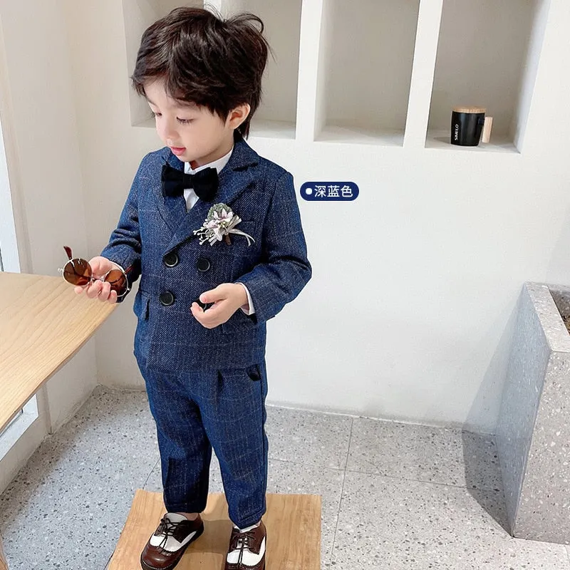 Flower Boys Formal Dress Suit Set