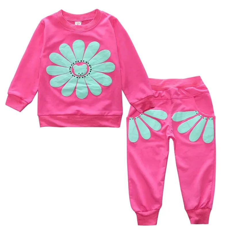 Flower Casual Breathable Tracksuit