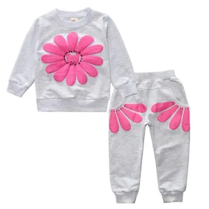 Flower Casual Breathable Tracksuit