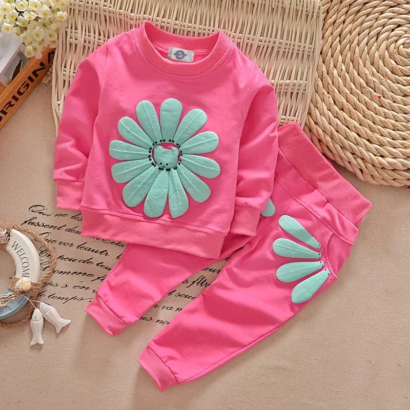Flower Casual Breathable Tracksuit