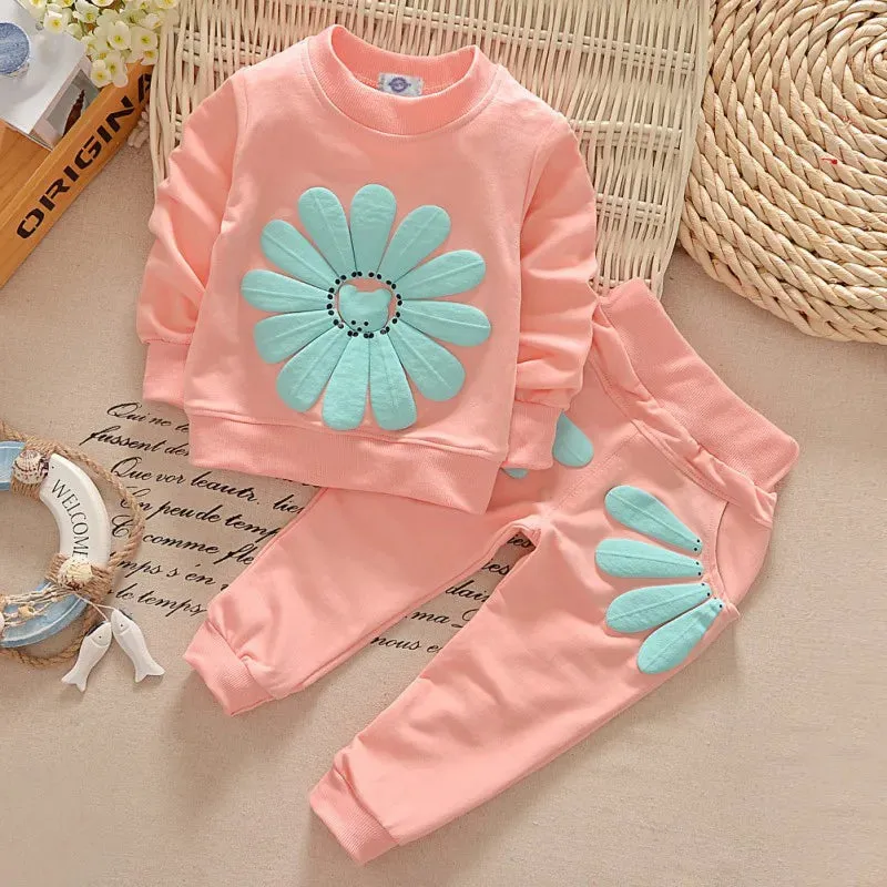 Flower Casual Breathable Tracksuit
