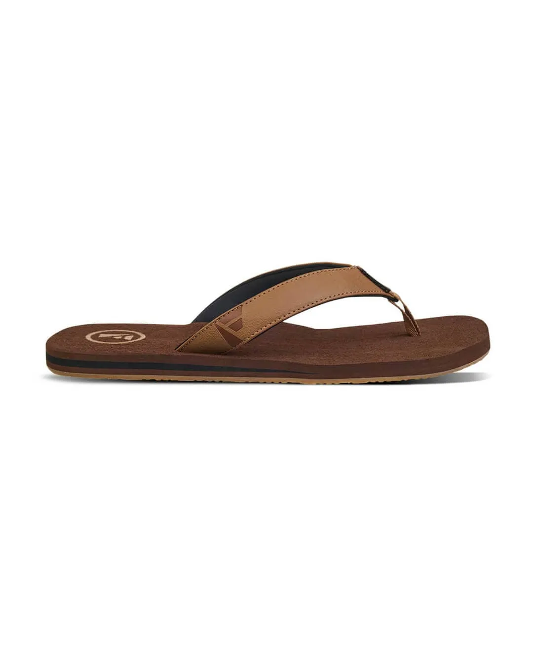 Foamlife Earth Brown Seales Flip Flops