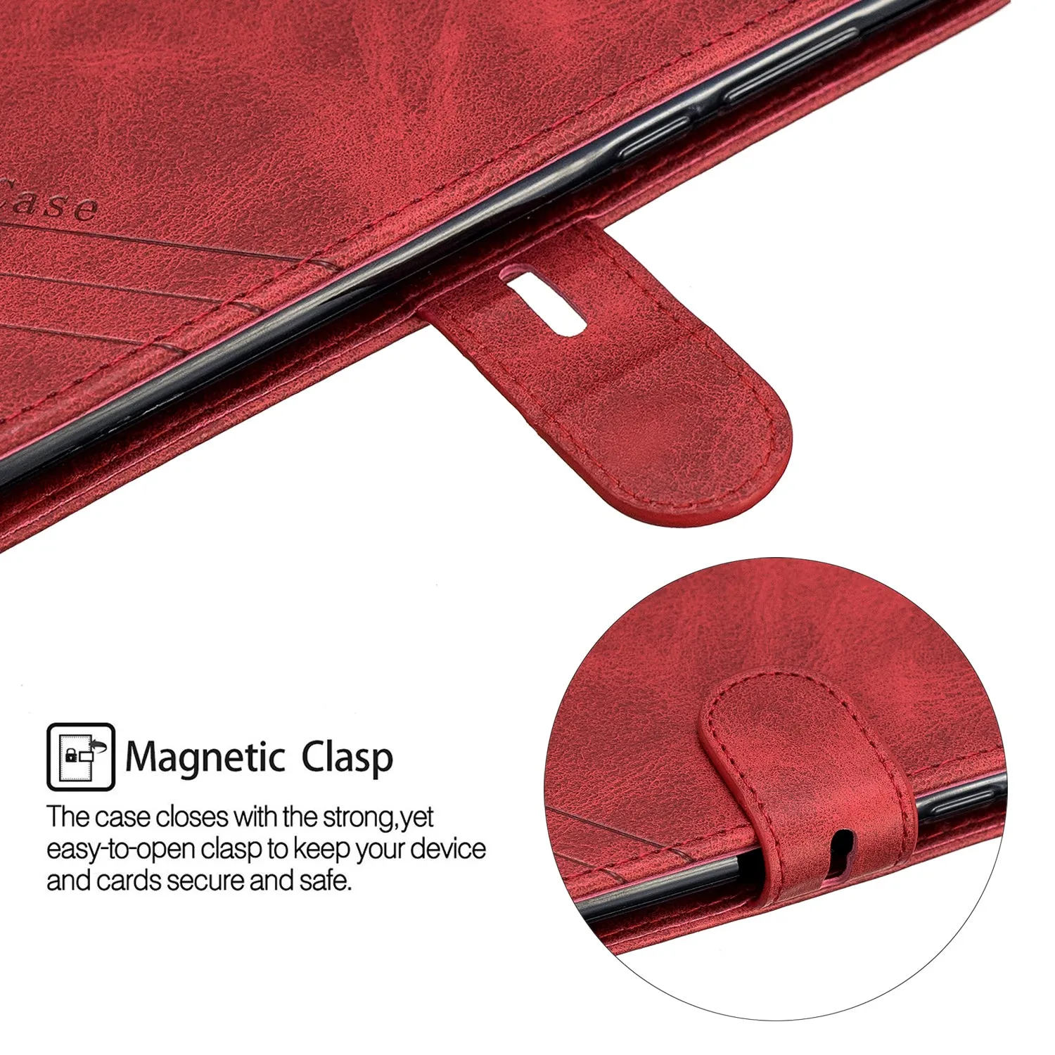 For HUAWEI Honor 7C-Enjoy 8-Y7 2018-Y7 Pro 2018 Denim Pattern Solid Color Flip Wallet PU Leather Protective Phone Case with Buckle & Bracket gray