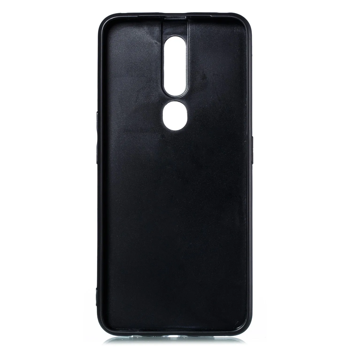 For OPPO F11 pro PU Leather Flip Stand Shockproof Cell Phone Cover Double Buckle Anti-dust Case With Card Slots Pocket blue