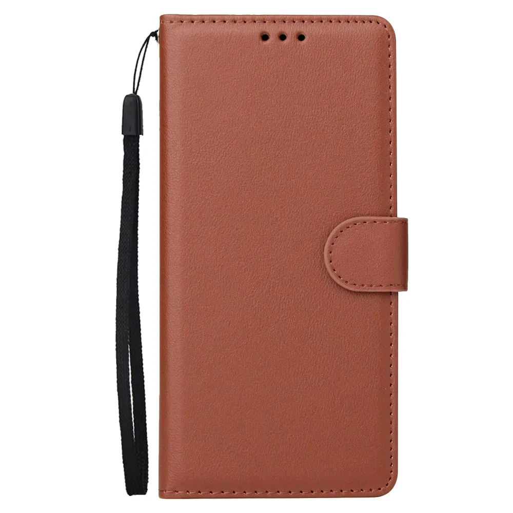 For Samsung J4 plus Flip-type Leather Protective Phone Case with 3 Card Position Buckle Design Phone Cover  blue