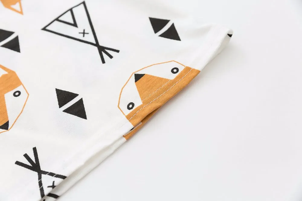 Fox Short Sleeve White Shirt