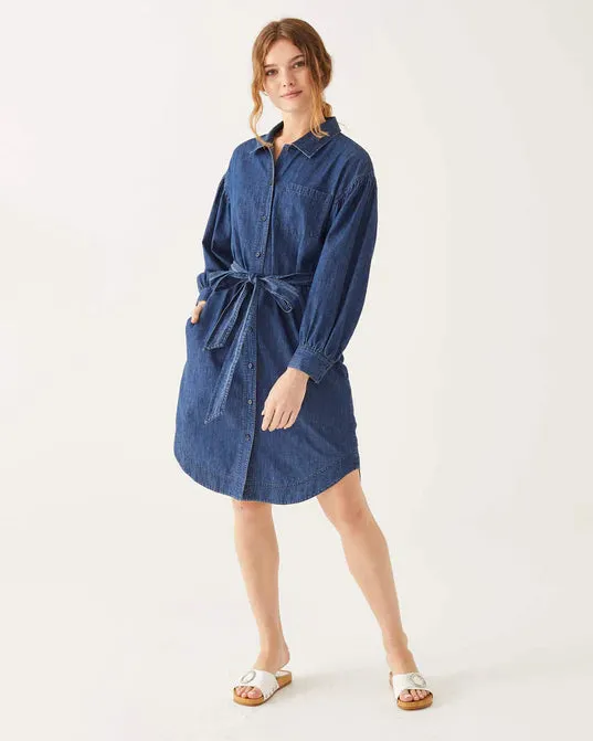 Frankie Chambray Shirt Dress