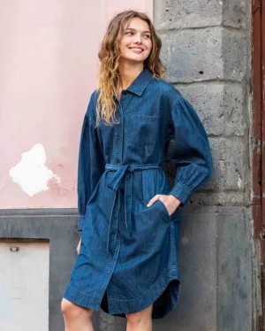 Frankie Chambray Shirt Dress