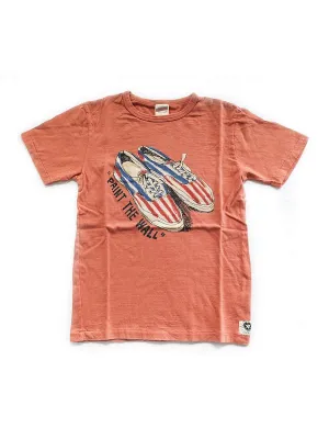 Free Rage Paint The Wall Tee Coral