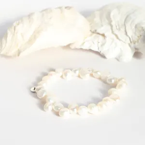 FRESHWATER KESHI PEARL BRACELET