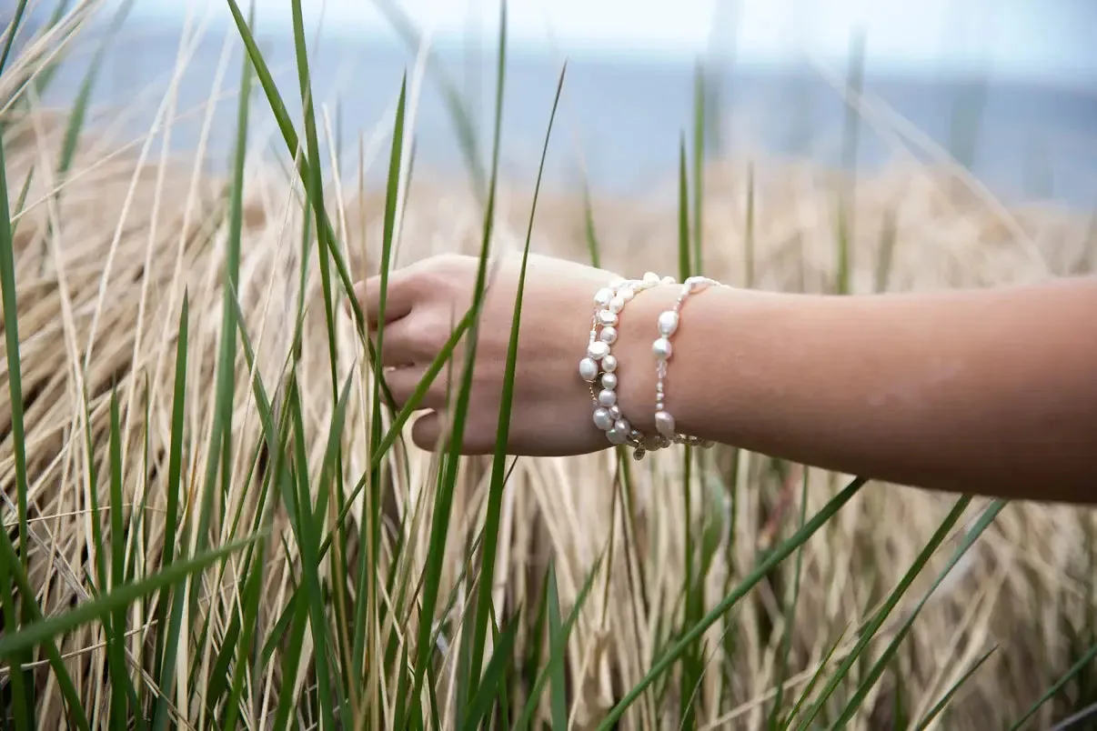 FRESHWATER KESHI PEARL BRACELET