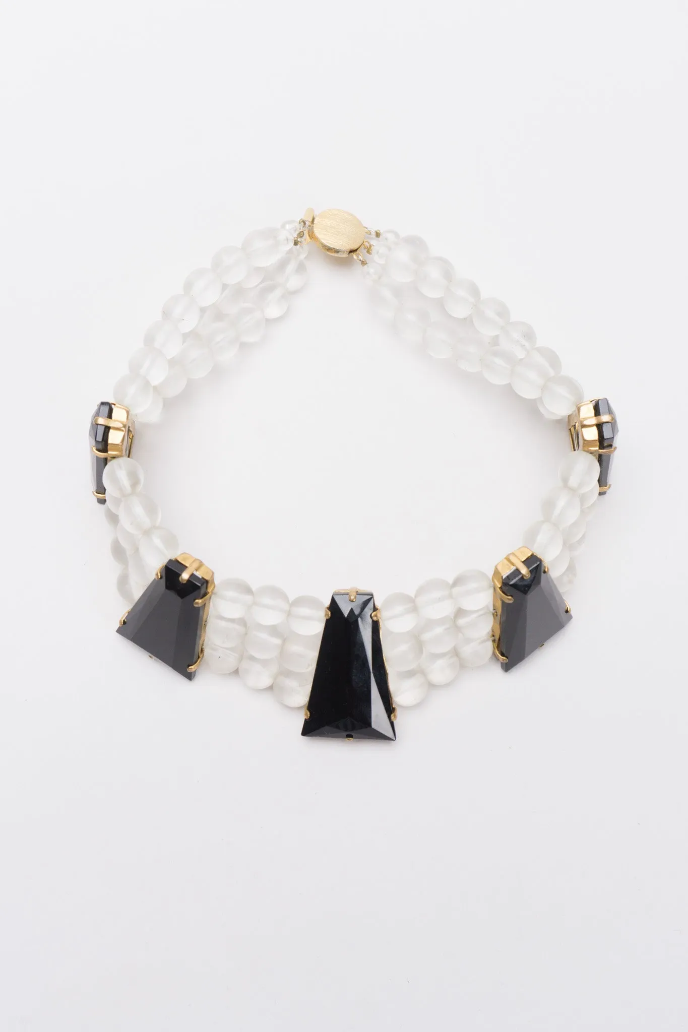 Frosted Bead Choker