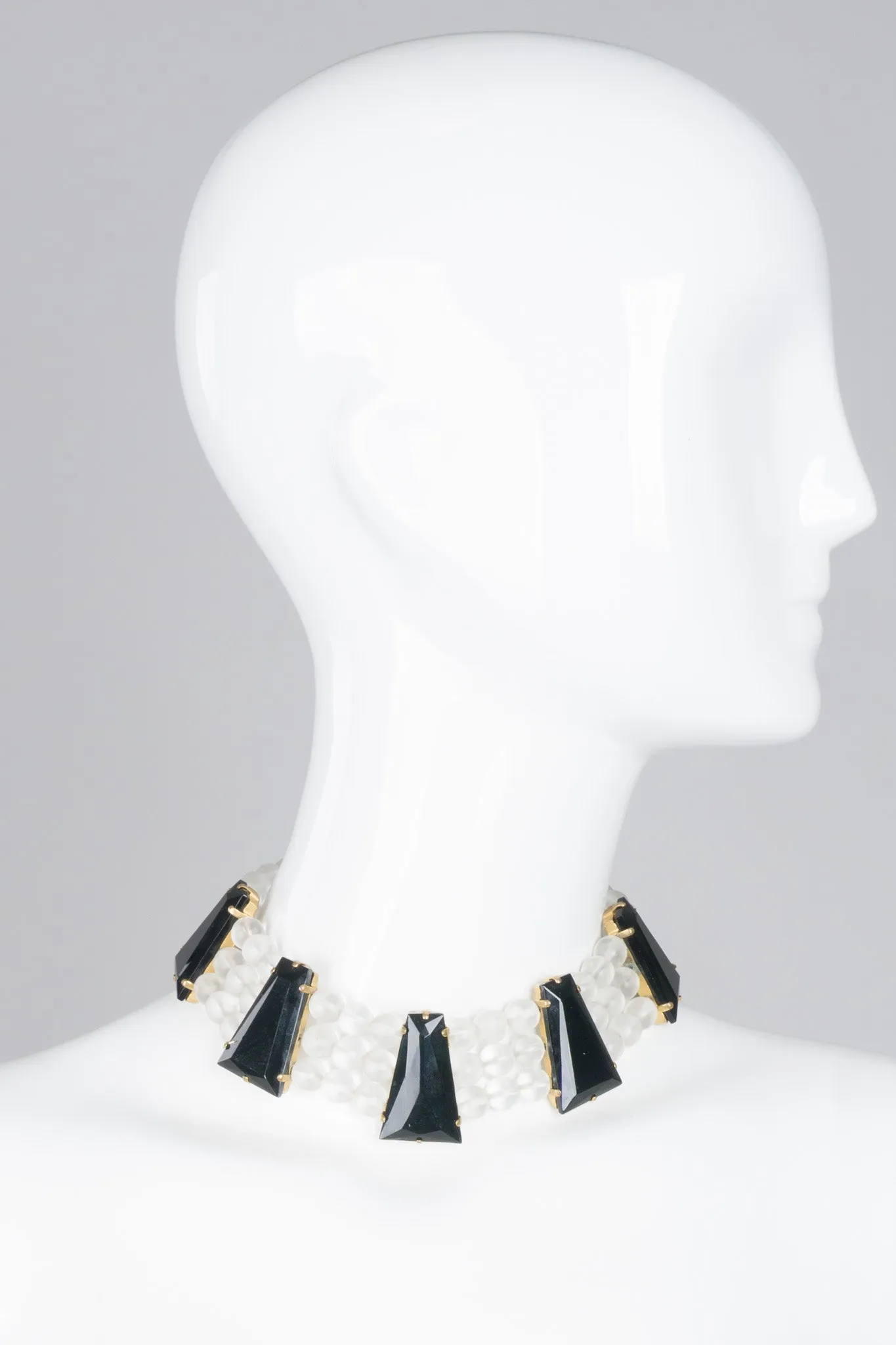Frosted Bead Choker