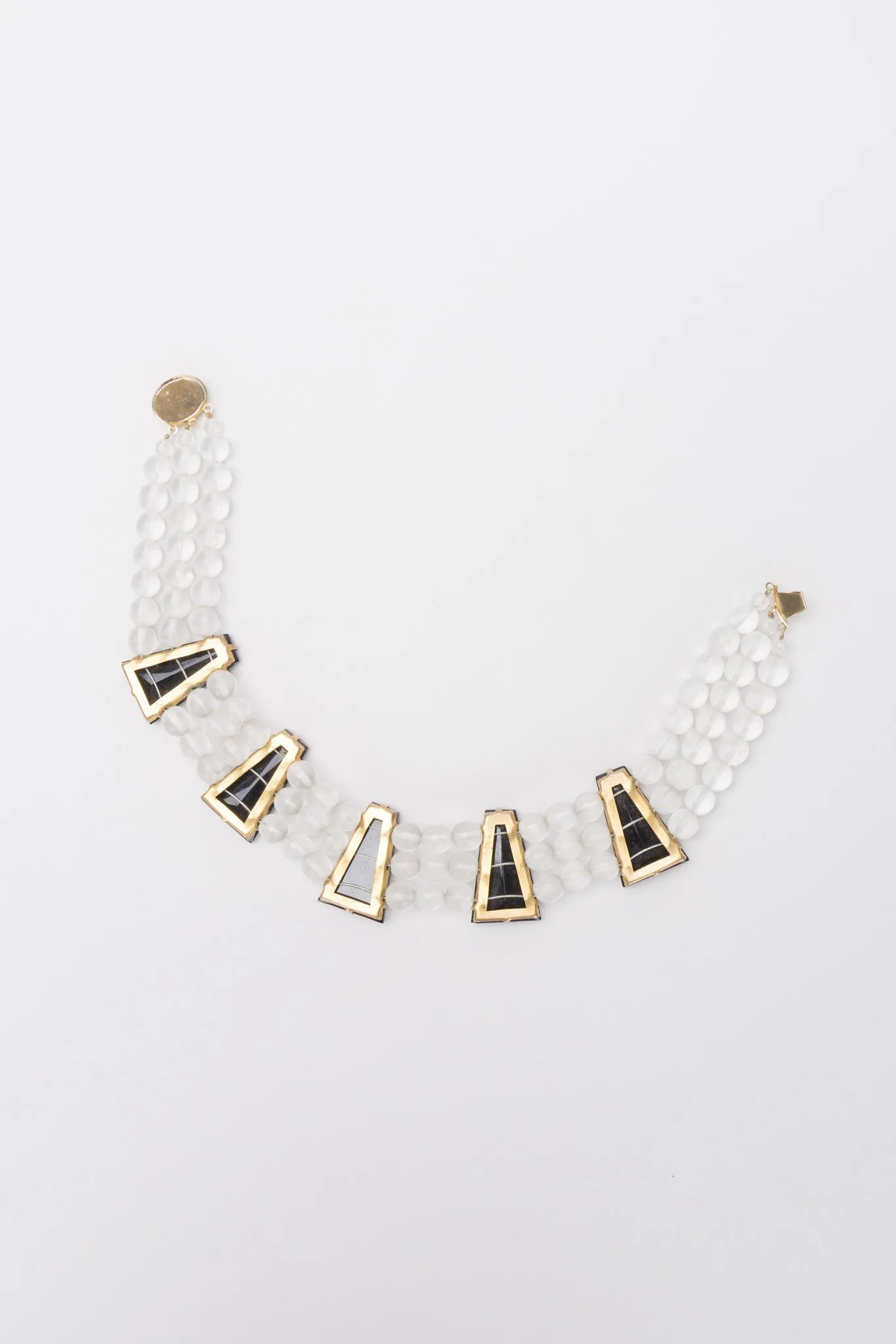 Frosted Bead Choker
