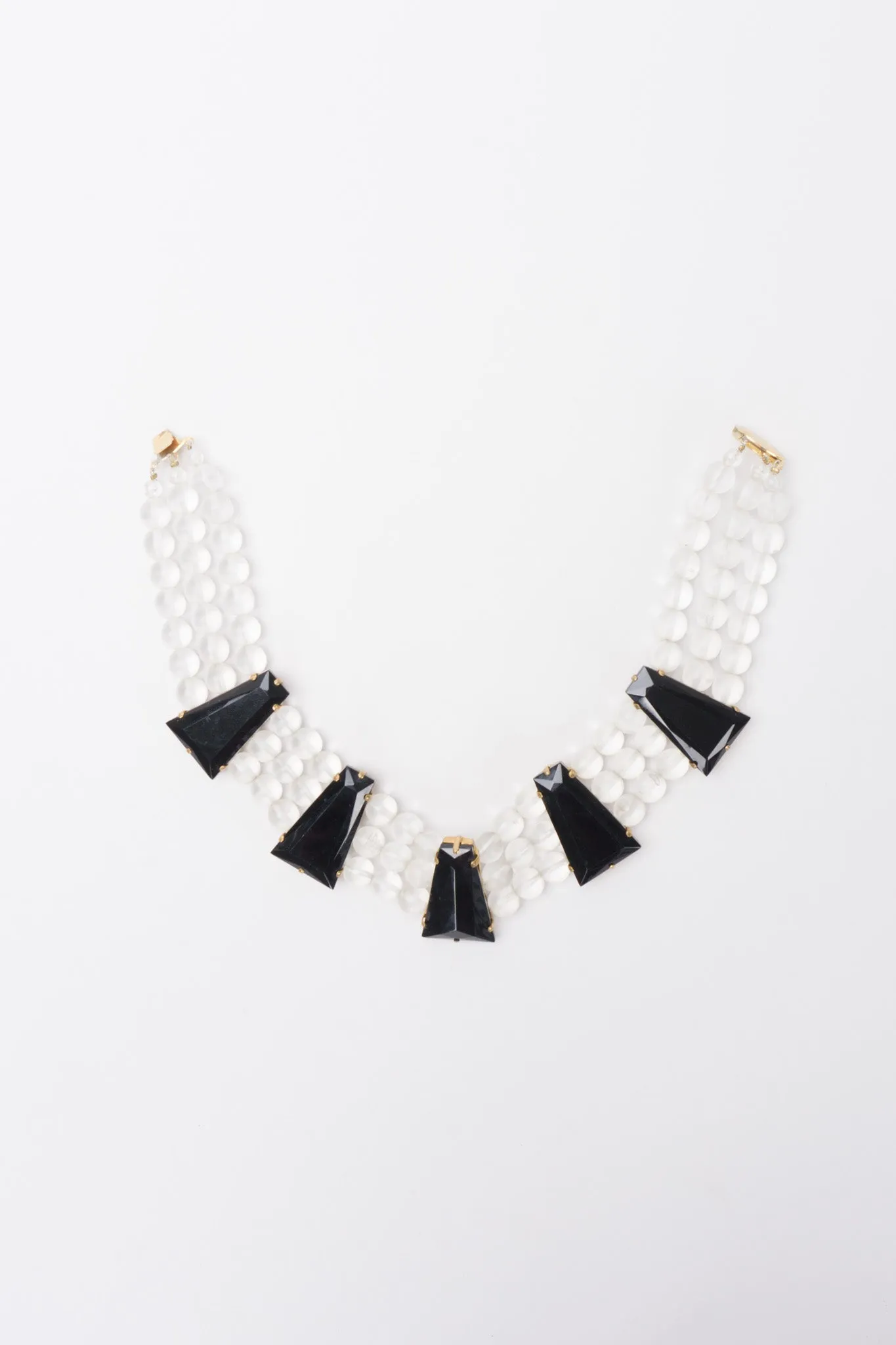 Frosted Bead Choker
