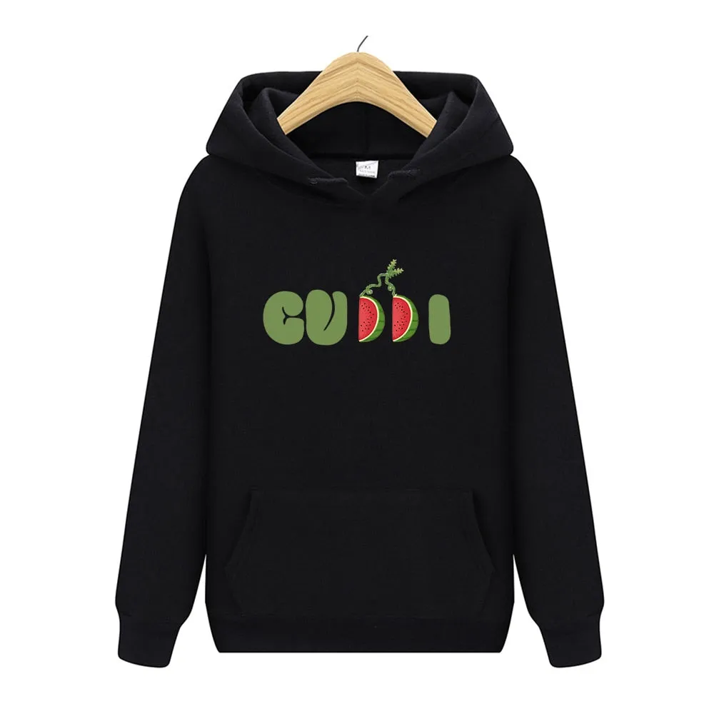 Fruit Cute Letter Print Hoodies Sweatshirt