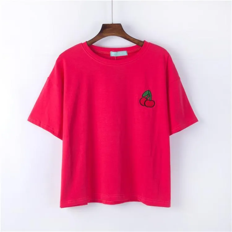 Fruit Embroidery T-Shirt