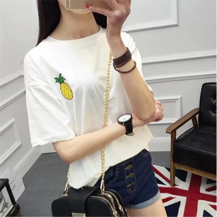 Fruit Embroidery T-Shirt