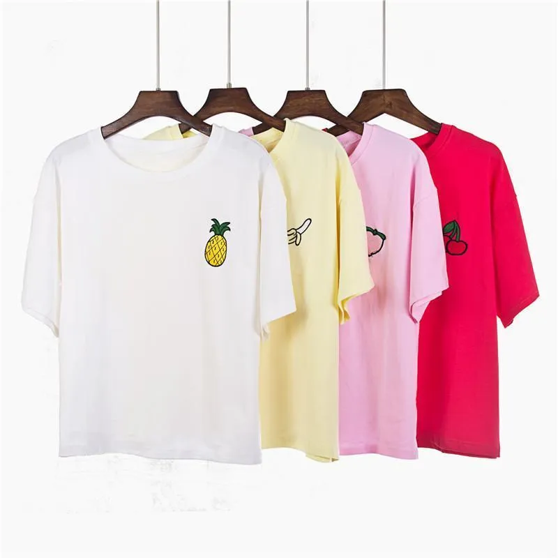 Fruit Embroidery T-Shirt