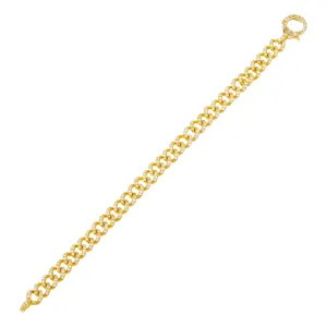 Full Pavé Cuban Chain Bracelet