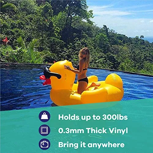 GAME 5000-BB Pool Rafts & Inflatable Ride-ons, Giant, Yellow
