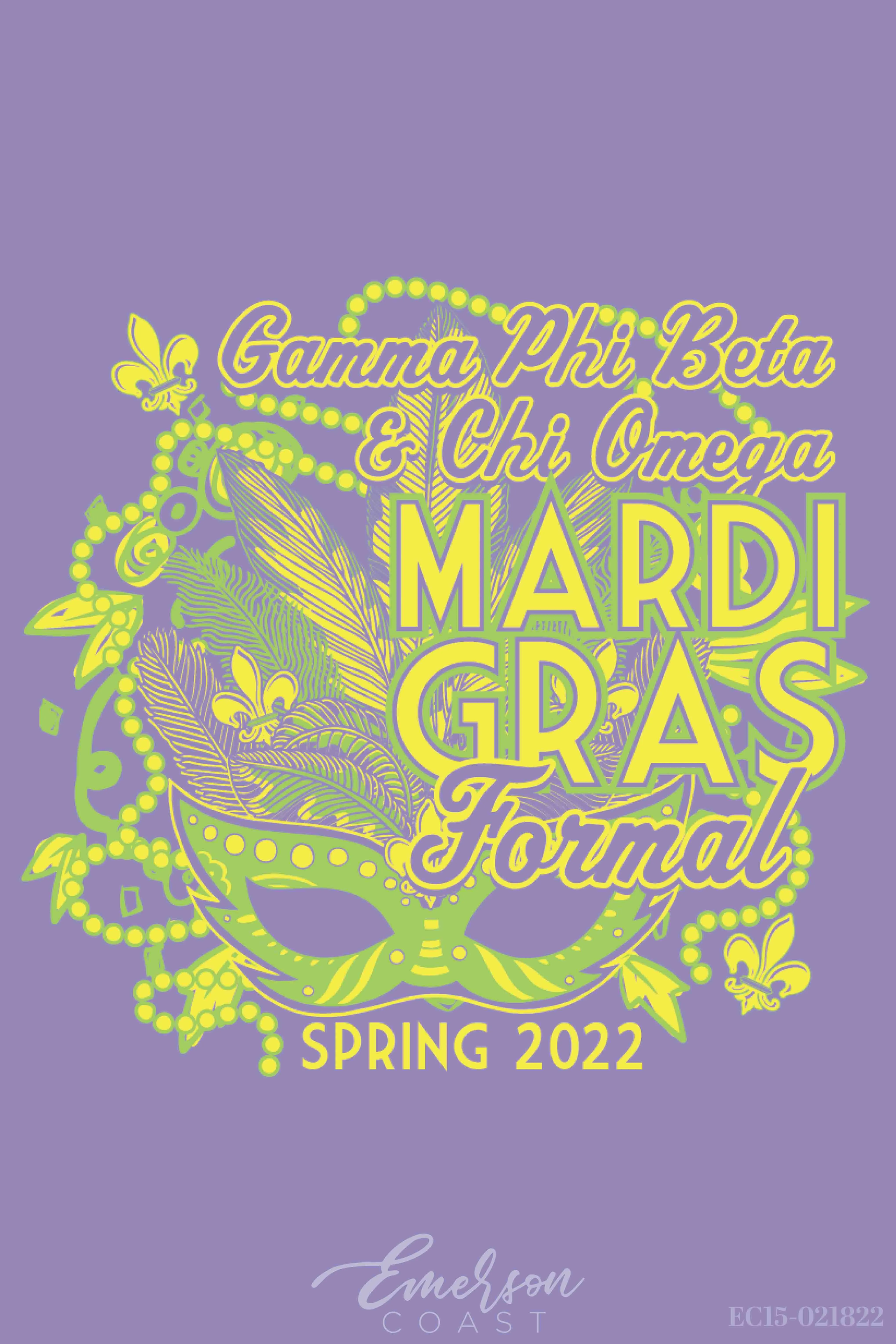 Gamma Phi Beta Texas Christian University Formal T-shirt