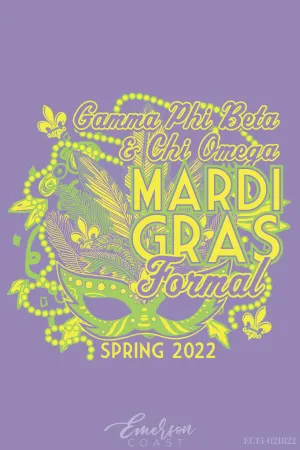 Gamma Phi Beta Texas Christian University Formal T-shirt
