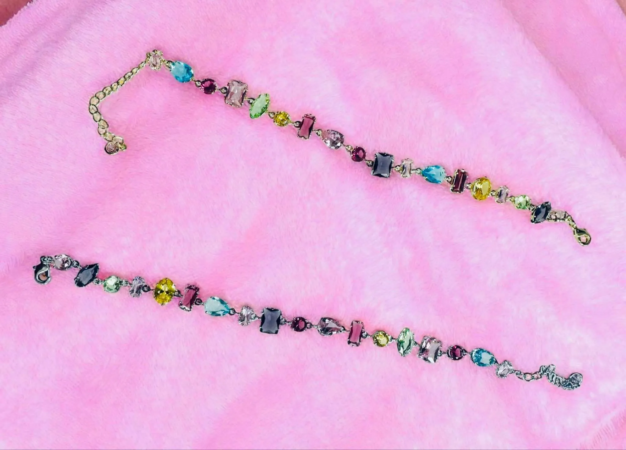 GEMSTONE CASCADE BRACELET (2 colors)