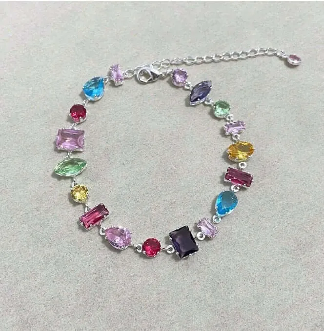 GEMSTONE CASCADE BRACELET (2 colors)