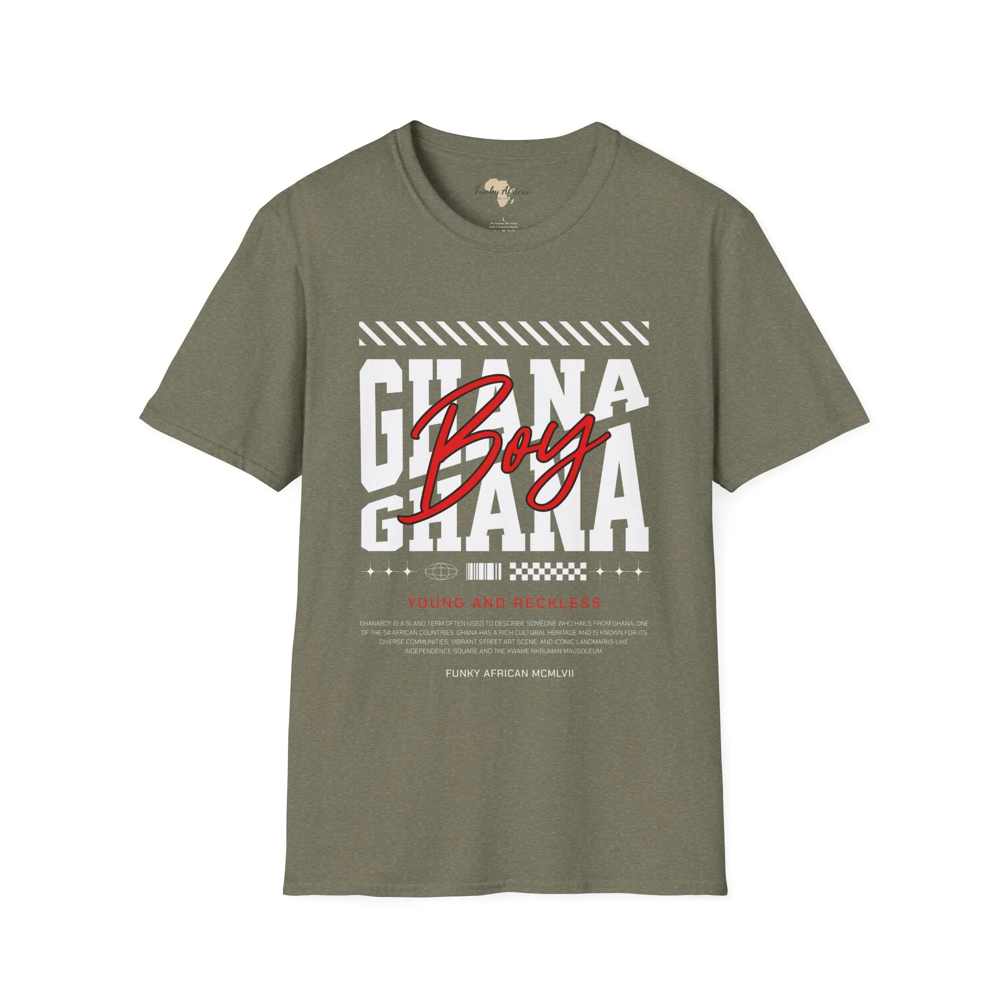 Ghana boy unisex softstyle tee