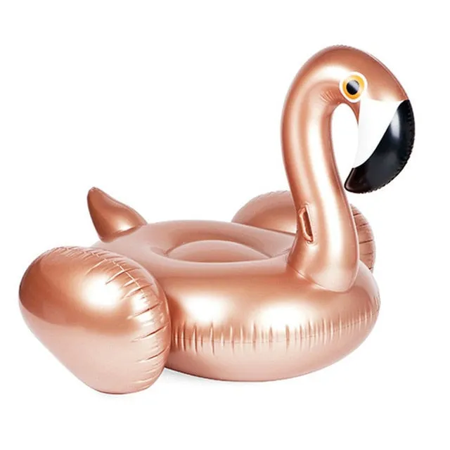 Giant Inflatable Flamingo Swimming Ring Float Water Mattress Bed Pool Party Beach Adult Kids Swim Circl Summer Holiday Toys