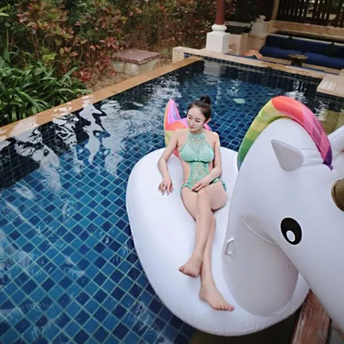 Giant Inflatable Unicorn Pool Float