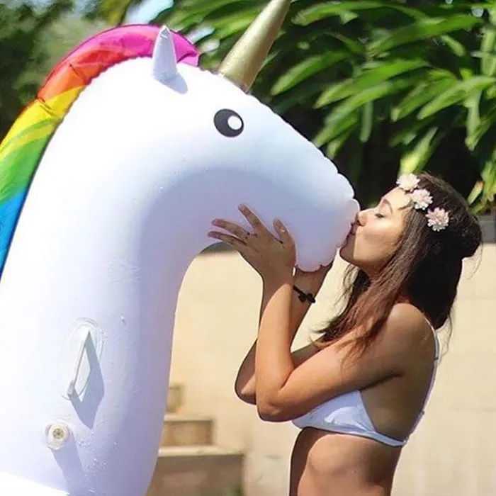 Giant Inflatable Unicorn Pool Float