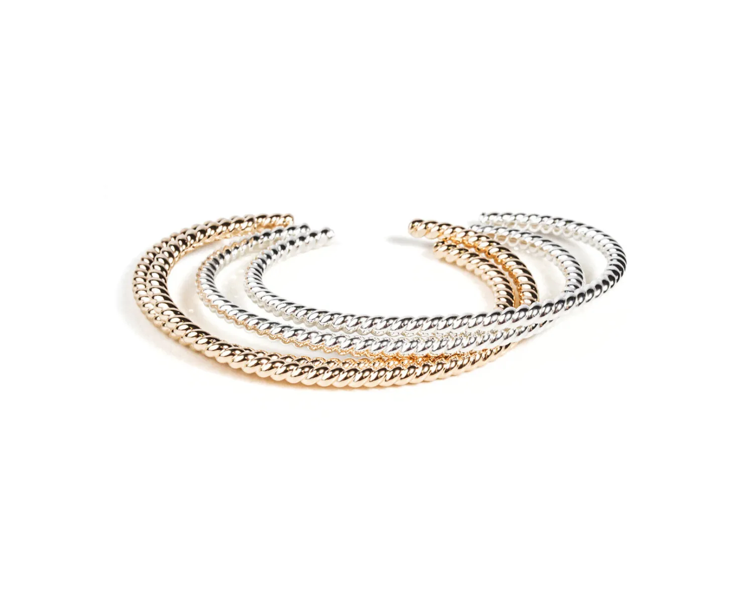 Gilded Twist Cuffs