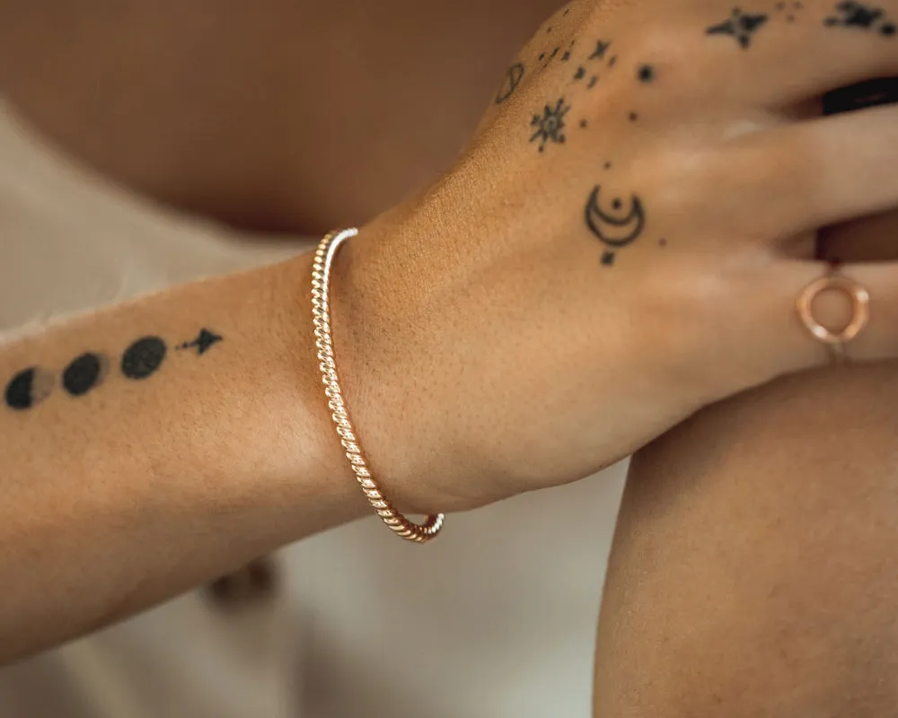 Gilded Twist Cuffs
