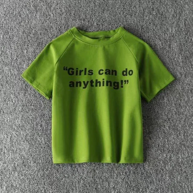 'Girls can do anything' T-Shirt