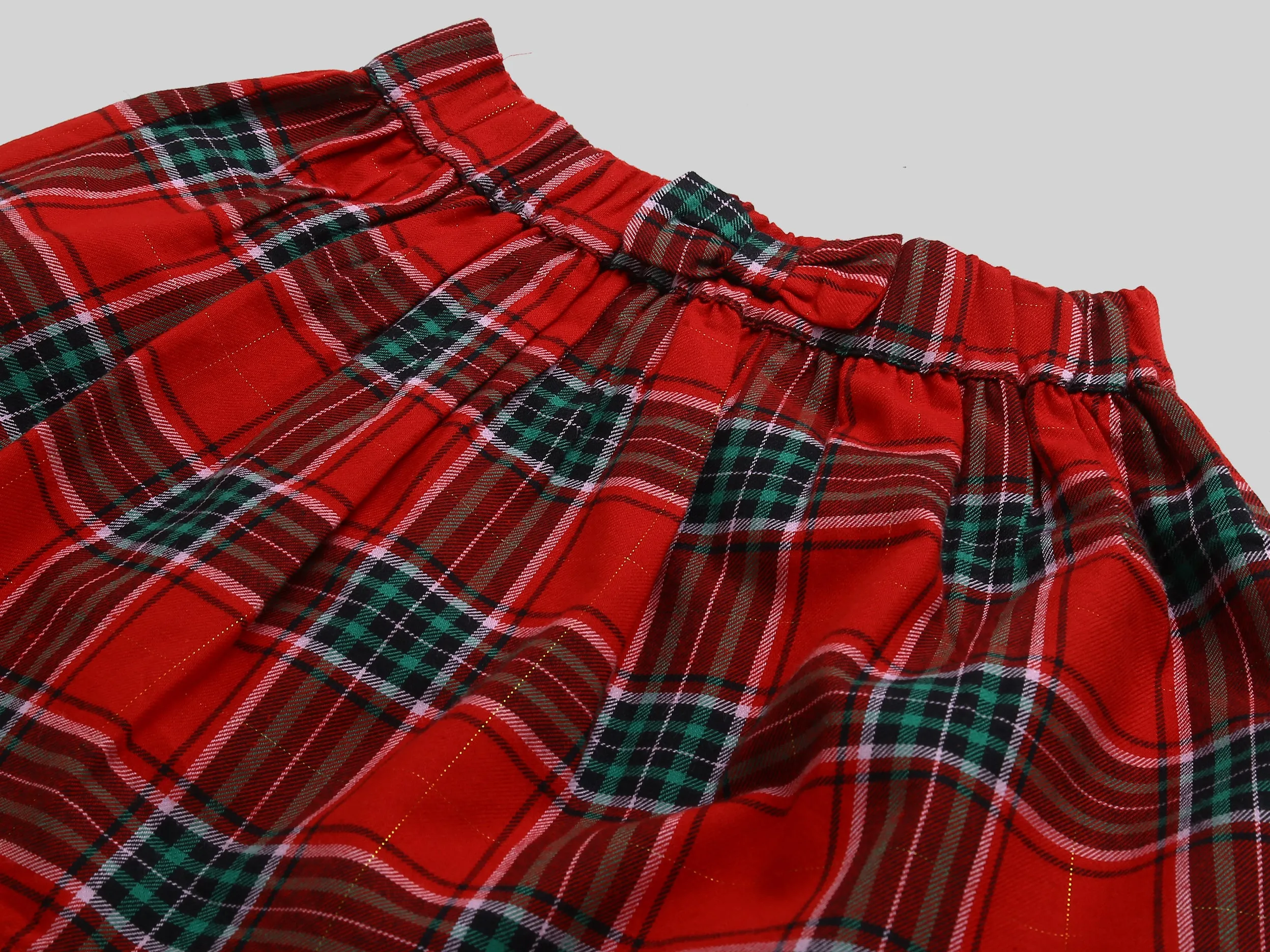 Girls Checked Skirt
