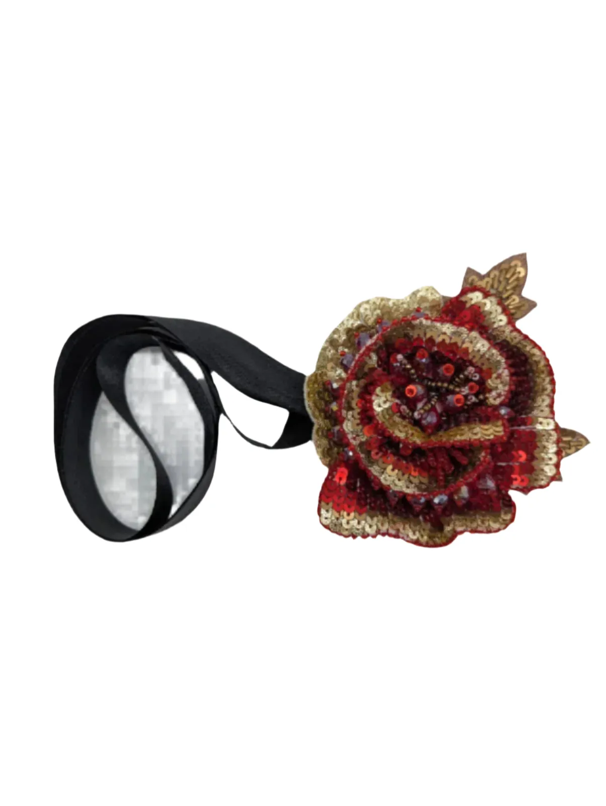 Girocollo Bejewelled Flower Choker & Brooch