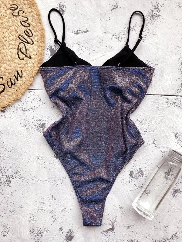 Glitter Galaxy One Piece Swimsuit