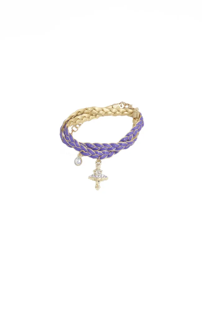 Glitter Pie Woven Bracelet