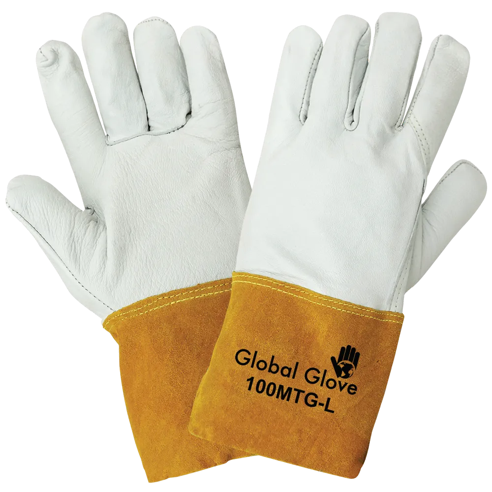 Global Glove & Safety 100MTG Premium Grain Goatskin Mig/Tig Welder Gloves