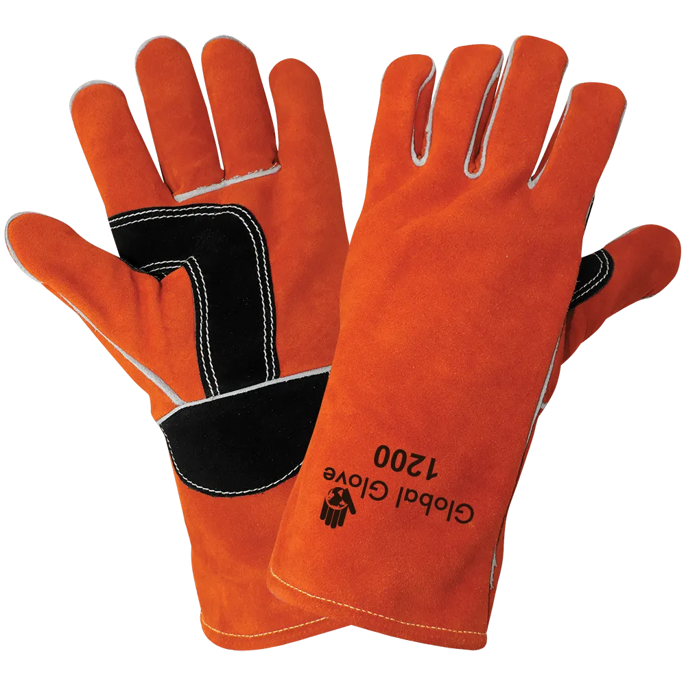 Global Glove & Safety 1200 Premium Leather Welders Gloves