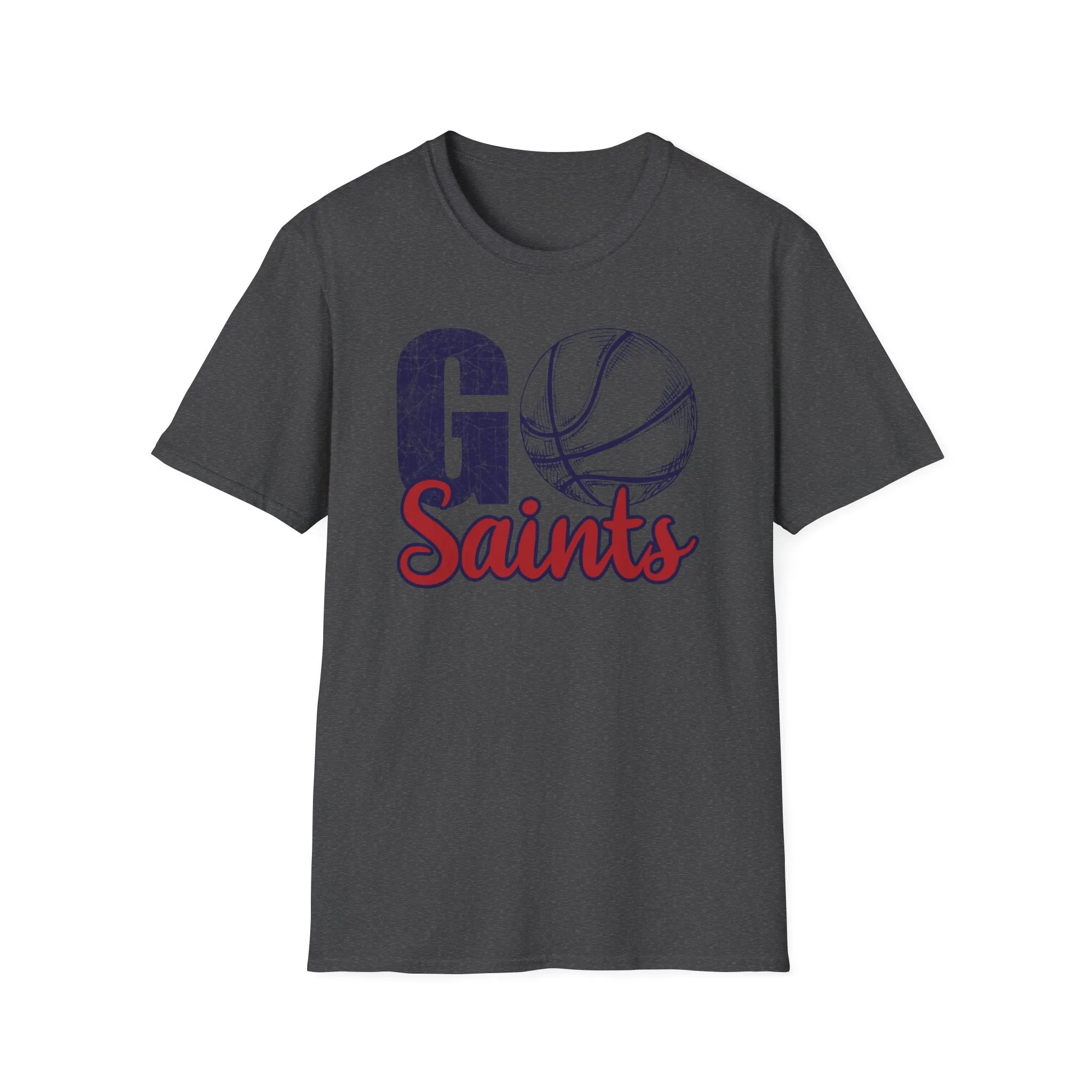 Go Saints Basketball Unisex Softstyle T-Shirt